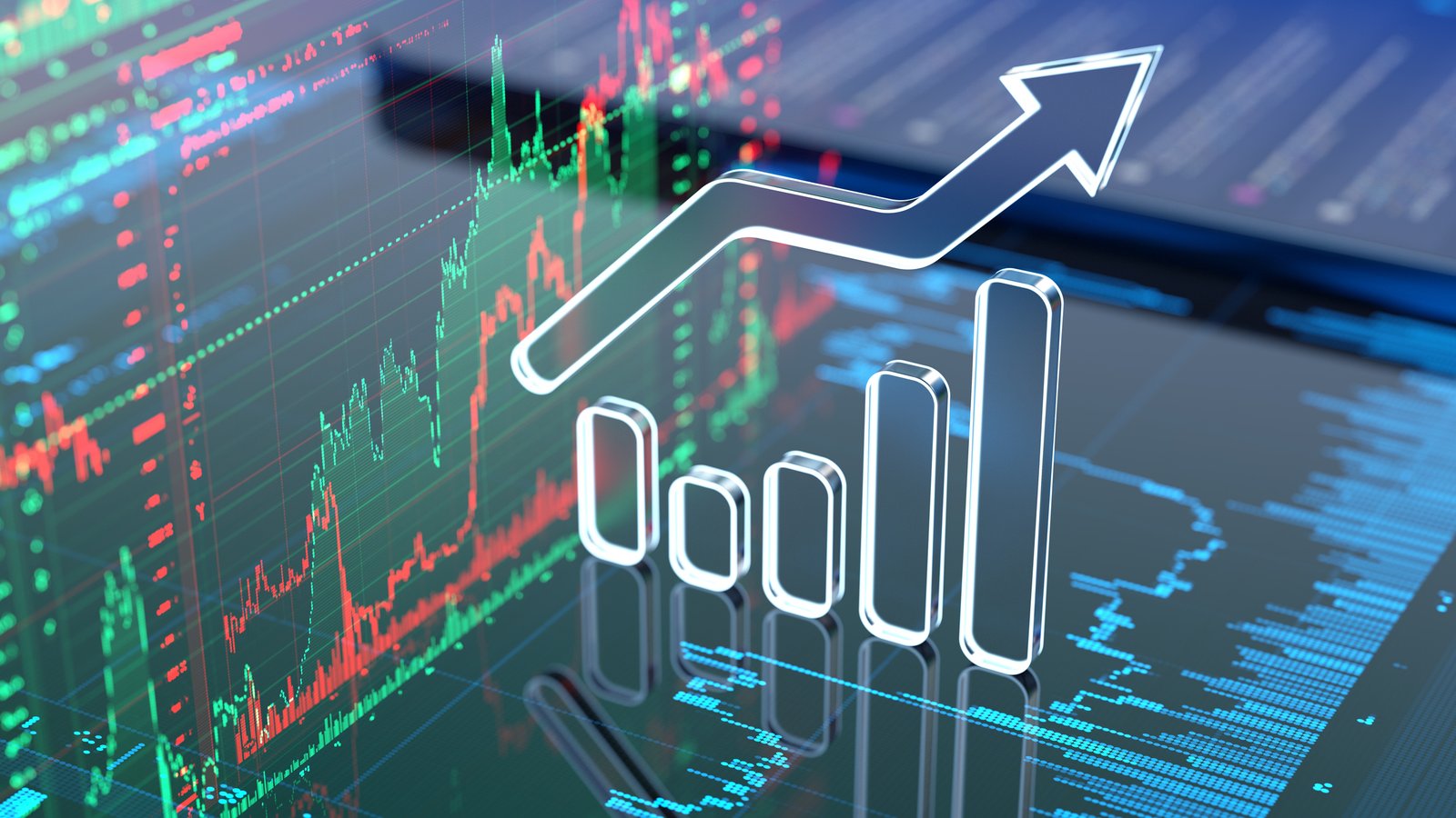 Business Trends Graphs and charts.